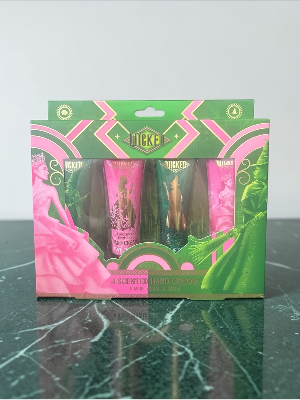 Wicked Pink & Green Scented Hand Cream Set NIB